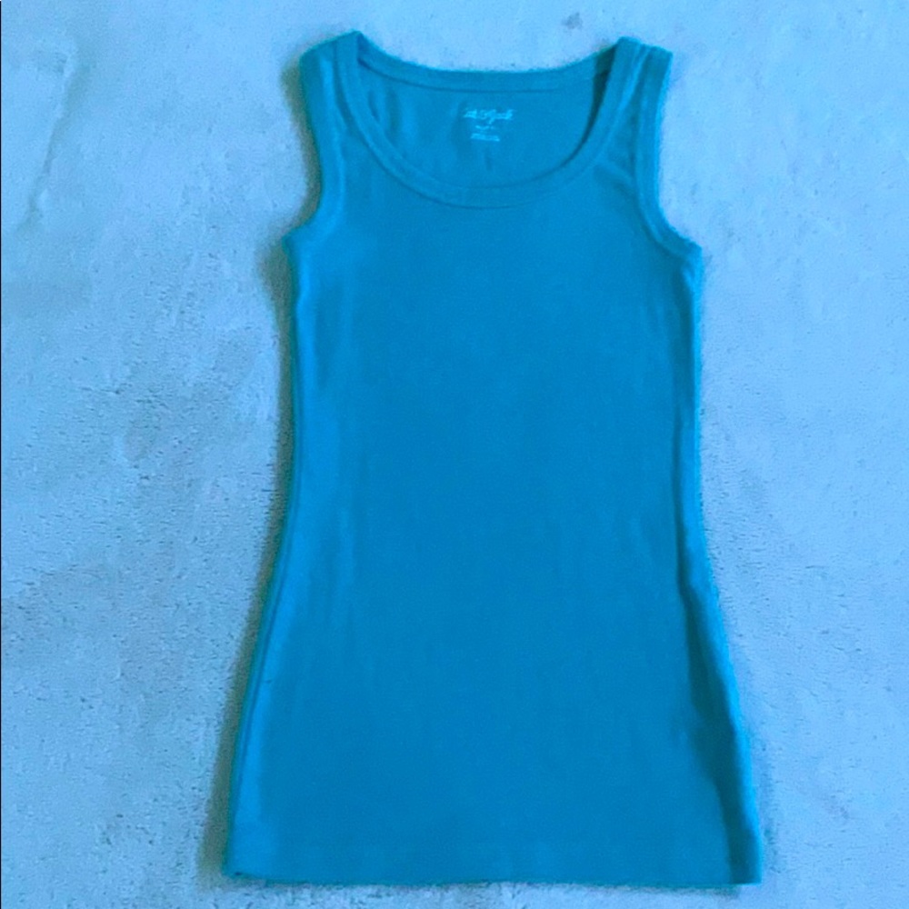Teal tank top